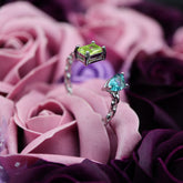 Inel Argint 925 Doua pietre